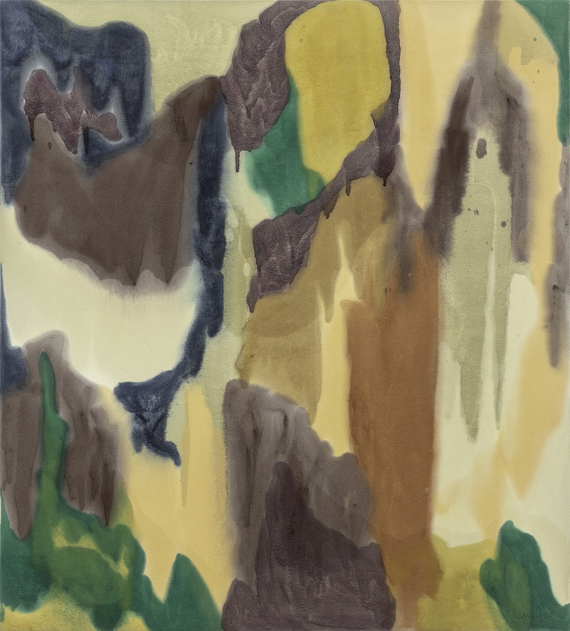 CARINA SANTOS Textual Archaeologies 2024 oil and pigment on canvas SLABCS013